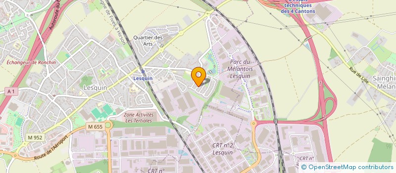 localisation de l'entreprise MONSIEUR MAXENCE DEJAEGHER à LESQUIN