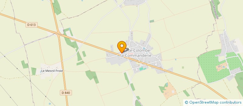 localisation de l'entreprise MONSIEUR MAXENCE DELASSUS  SAINTE-COLOMBE-LA-COMMANDERIE