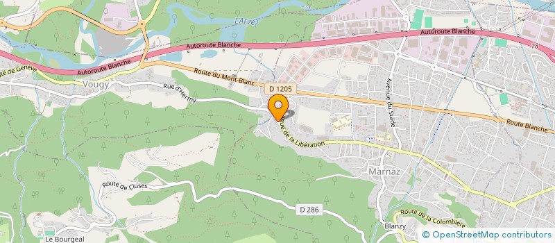 localisation de l'entreprise MONSIEUR MAXENCE DELATTRE  MARNAZ