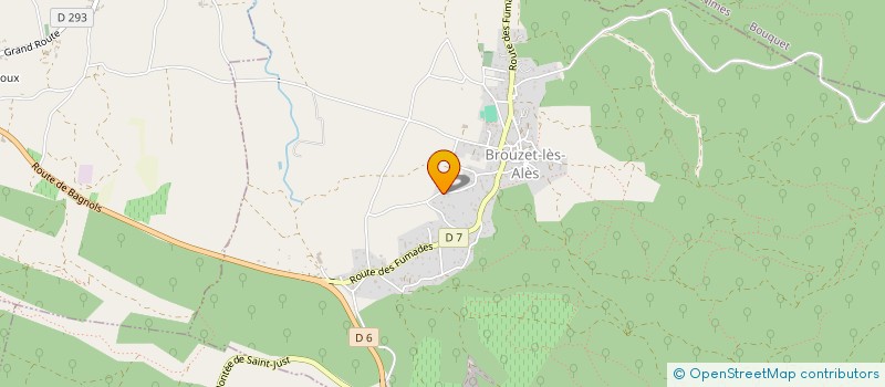 localisation de l'entreprise MONSIEUR MAXENCE DELAUZUN  BROUZET-LES-ALES