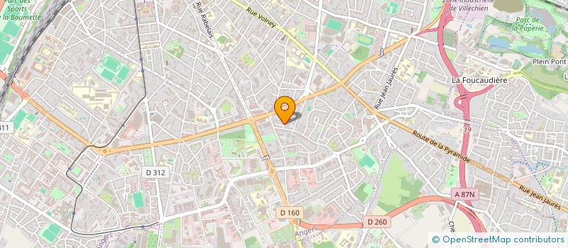 localisation de l'entreprise MONSIEUR MAXENCE DELGADO à ANGERS