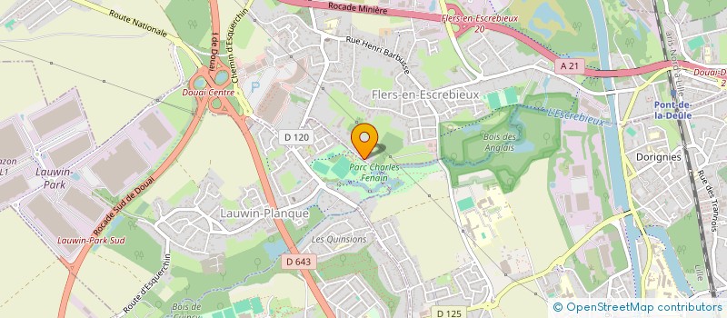 localisation de l'entreprise MONSIEUR MAXENCE DETOEUF  FLERS-EN-ESCREBIEUX