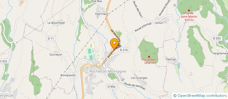 localisation de l'entreprise MONSIEUR MAXENCE DOUTAUD  ROCHEFORT-MONTAGNE