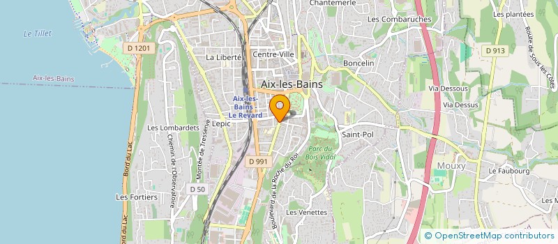 localisation de l'entreprise MONSIEUR MAXENCE DU LAC à AIX-LES-BAINS