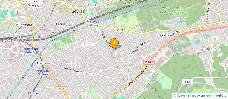 localisation de l'entreprise MONSIEUR MAXENCE DUFAU  SEVRAN