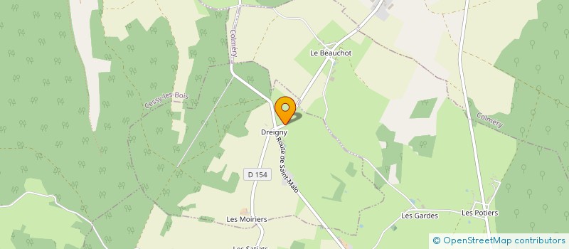 localisation de l'entreprise MONSIEUR MAXENCE DUMEZ à COLMERY