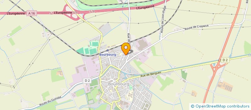 localisation de l'entreprise MONSIEUR MAXENCE DUPAS  BOURBOURG