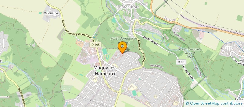 localisation de l'entreprise MONSIEUR MAXENCE DUPIN  MAGNY-LES-HAMEAUX