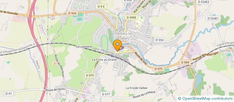 localisation de l'entreprise MONSIEUR MAXENCE DUPLENNE  VILLEDIEU-LES-POELES-ROUFFIGNY