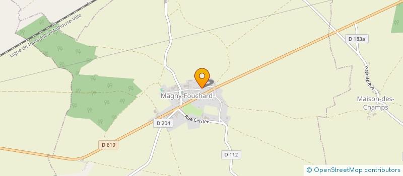 localisation de l'entreprise MONSIEUR MAXENCE DYLAN ROMAIN LARIQUE  MAGNY-FOUCHARD
