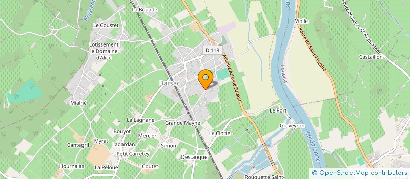 localisation de l'entreprise MONSIEUR MAXENCE EMO  BARSAC