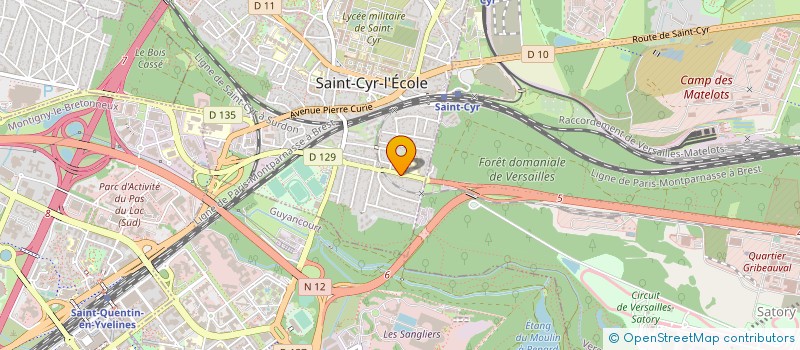 localisation de l'entreprise MONSIEUR MAXENCE FAILLET  SAINT-CYR-L'ECOLE