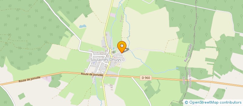 localisation de l'entreprise MONSIEUR MAXENCE FAIVRE  SOULAINES-DHUYS