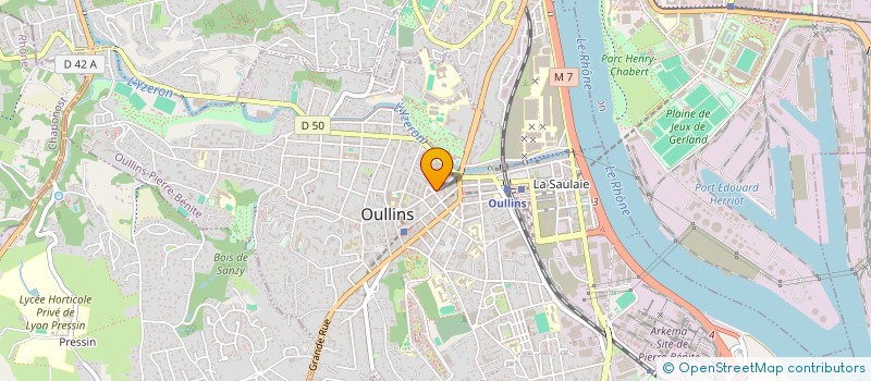 localisation de l'entreprise MONSIEUR MAXENCE FAVREAU  OULLINS-PIERRE-BENITE