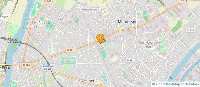 localisation de l'entreprise MONSIEUR MAXENCE FERCHAUD  CHATOU