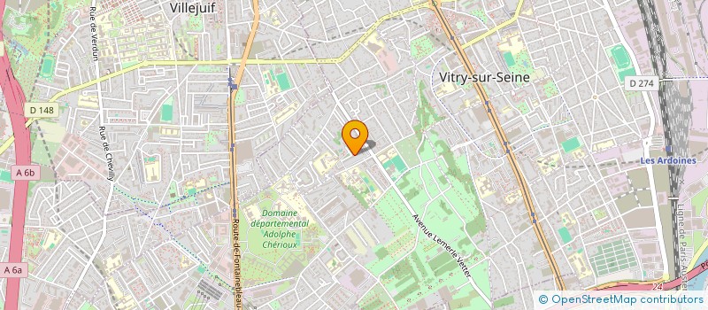 localisation de l'entreprise MONSIEUR MAXENCE FETY à VITRY-SUR-SEINE