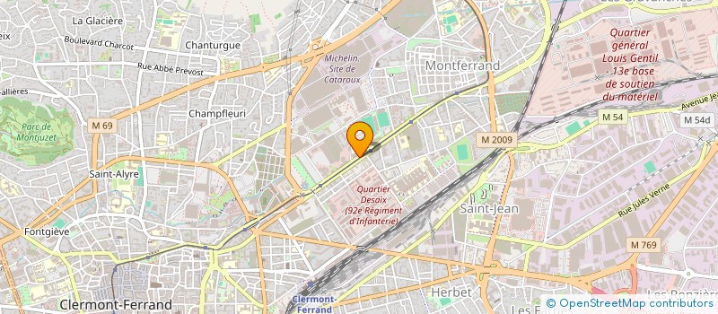 localisation de l'entreprise MONSIEUR MAXENCE FIORILLO  CLERMONT-FERRAND