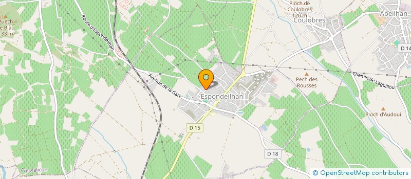 localisation de l'entreprise MONSIEUR MAXENCE FIVAZ  ESPONDEILHAN