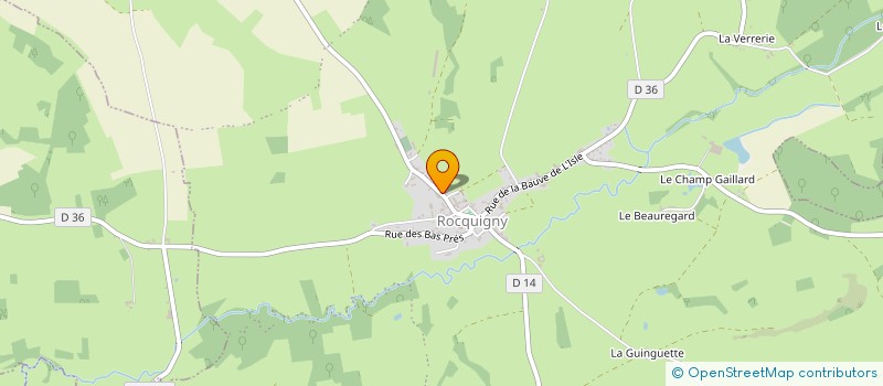 localisation de l'entreprise MONSIEUR MAXENCE FLEURY  ROCQUIGNY