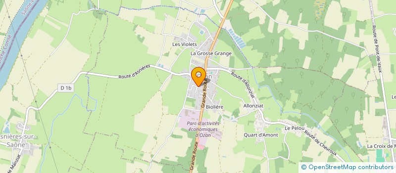 localisation de l'entreprise MONSIEUR MAXENCE FLOUQUET  OZAN