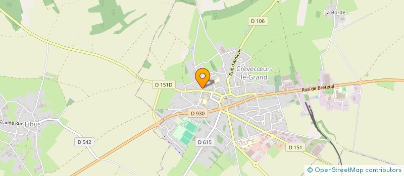 localisation de l'entreprise MONSIEUR MAXENCE FONTAINE  CREVECUR-LE-GRAND