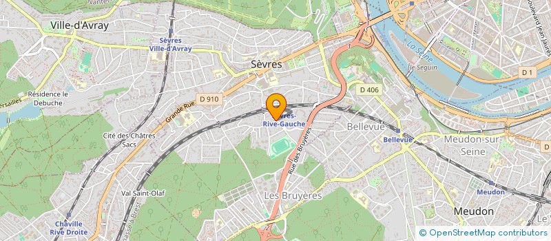 localisation de l'entreprise MONSIEUR MAXENCE FORT à SEVRES