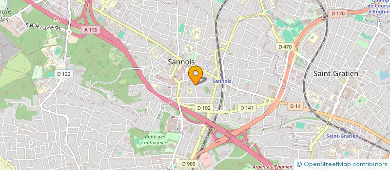 localisation de l'entreprise MONSIEUR MAXENCE FROELICHER  SANNOIS