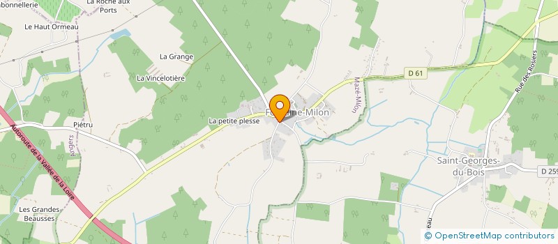 localisation de l'entreprise MONSIEUR MAXENCE GARNIER  MAZE-MILON