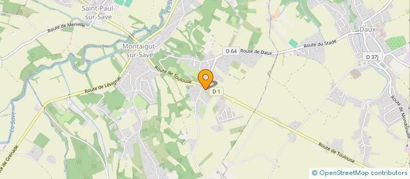 localisation de l'entreprise MONSIEUR MAXENCE GARREAU  MONTAIGUT SUR SAVE