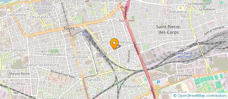 localisation de l'entreprise MONSIEUR MAXENCE GENESTIER  TOURS