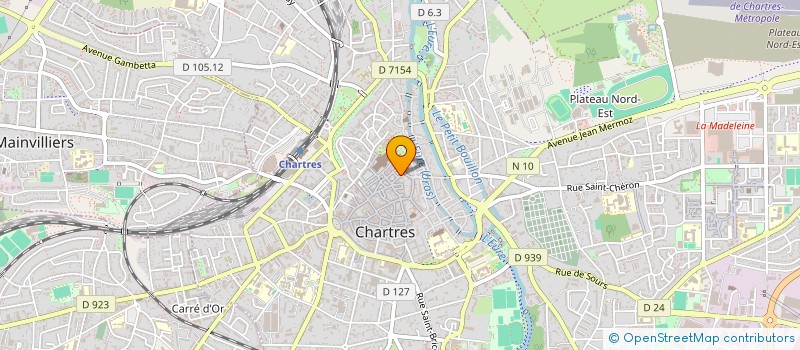 localisation de l'entreprise MONSIEUR MAXENCE GENIQUE à CHARTRES