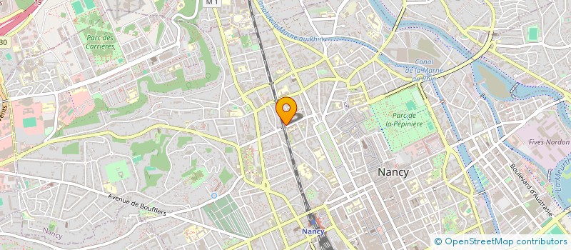 localisation de l'entreprise MONSIEUR MAXENCE GEOFFROY  NANCY