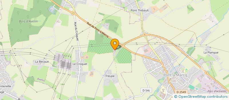 localisation de l'entreprise MONSIEUR MAXENCE GHESQUIERE  AVELIN