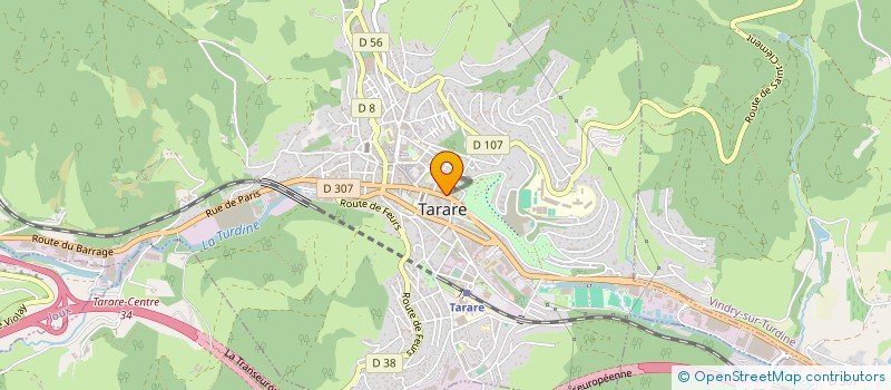 localisation de l'entreprise MONSIEUR MAXENCE GINIER-GILLET  TARARE