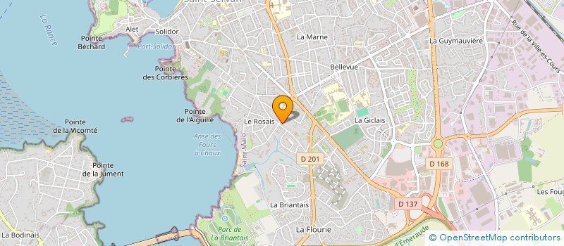 localisation de l'entreprise MONSIEUR MAXENCE GLINER à SAINT-MALO