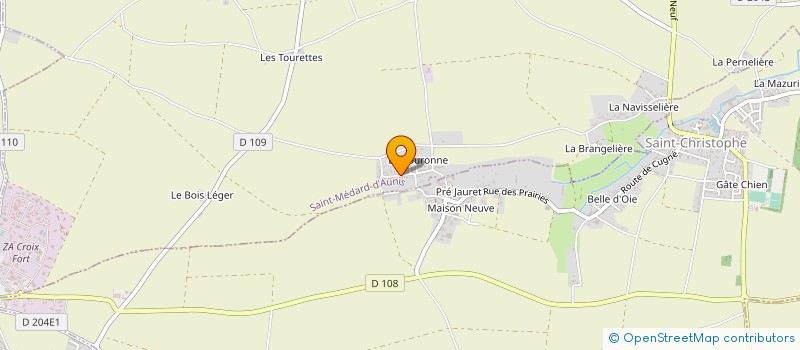 localisation de l'entreprise MONSIEUR MAXENCE GODET à SAINT-MEDARD-D AUNIS