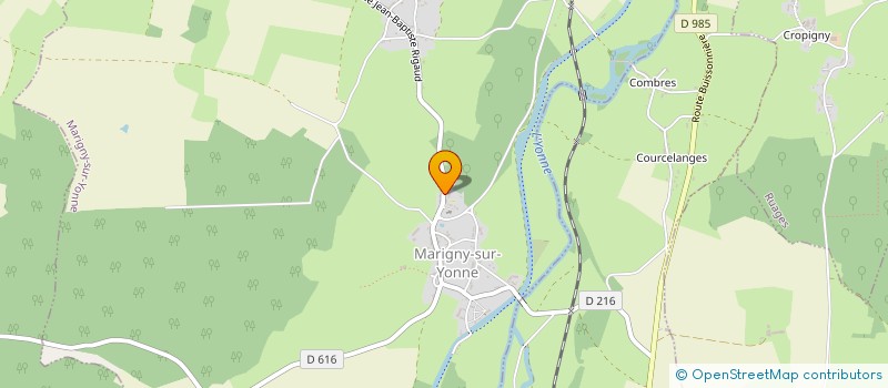 localisation de l'entreprise MONSIEUR MAXENCE GOURY  MARIGNY-SUR-YONNE