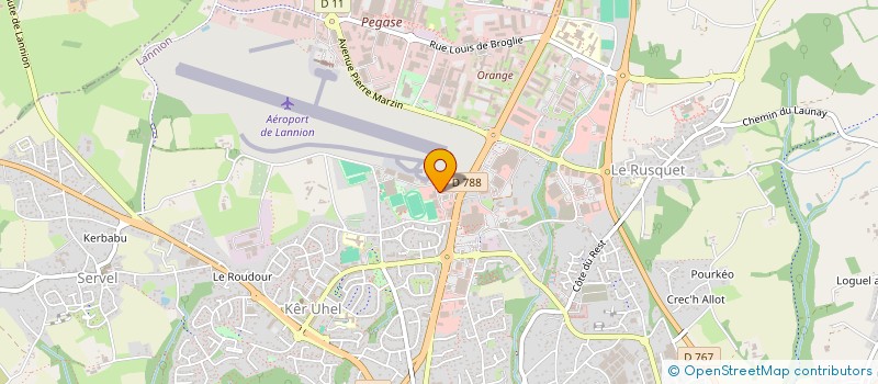 localisation de l'entreprise MONSIEUR MAXENCE GRACE à LANNION