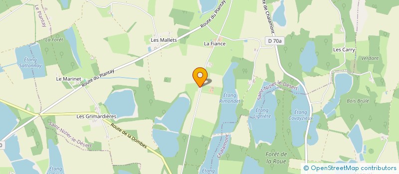 localisation de l'entreprise MONSIEUR MAXENCE GROBON à SAINT-NIZIER-LE-DESERT