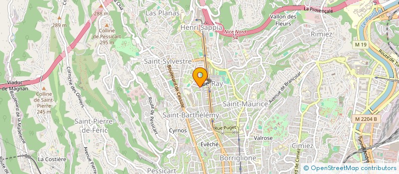 localisation de l'entreprise MONSIEUR MAXENCE GUARNIERI à NICE