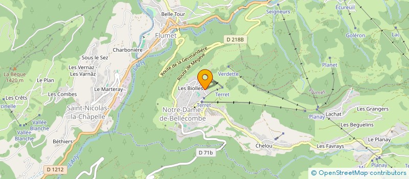 localisation de l'entreprise MONSIEUR MAXENCE GUERAUDPINET  NOTRE-DAME-DE-BELLECOMBE