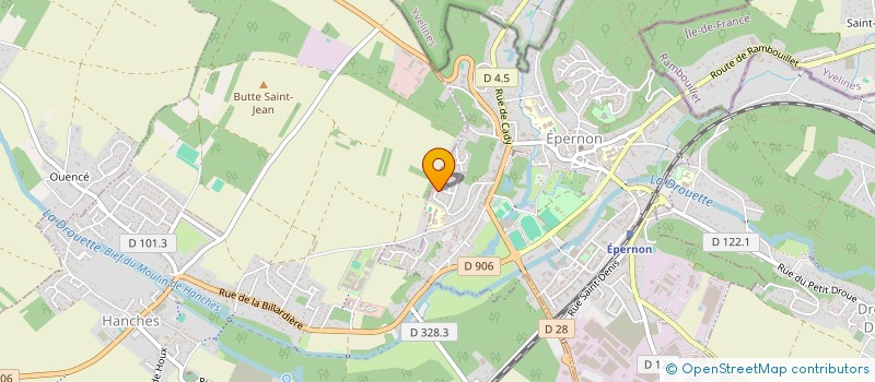 localisation de l'entreprise MONSIEUR MAXENCE GUERET  EPERNON