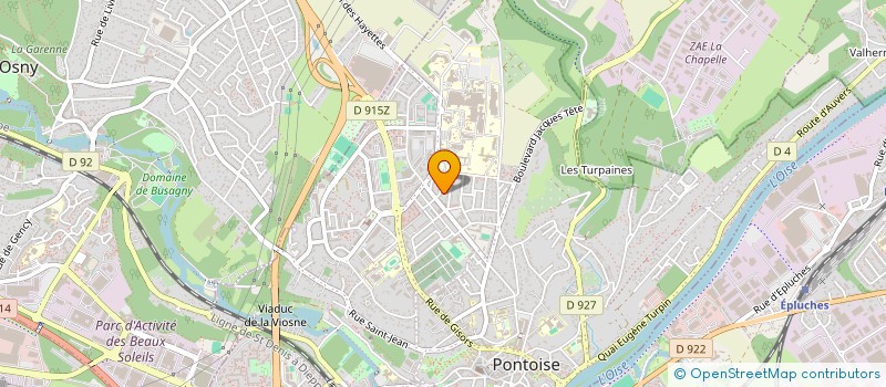 localisation de l'entreprise MONSIEUR MAXENCE GUERIMAND  PONTOISE