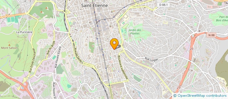 localisation de l'entreprise MONSIEUR MAXENCE HAMARD à SAINT-ETIENNE