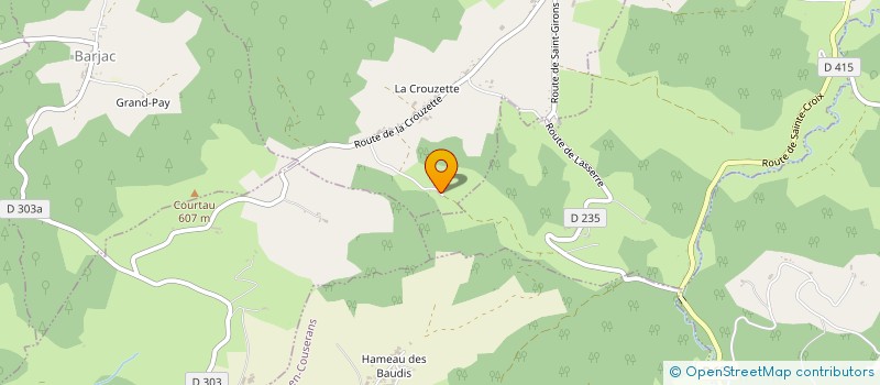 localisation de l'entreprise MONSIEUR MAXENCE HEBRARD à LASSERRE