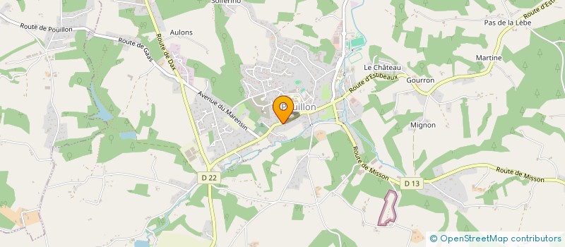 localisation de l'entreprise MONSIEUR MAXENCE HENNAU SOURRIEU  POUILLON