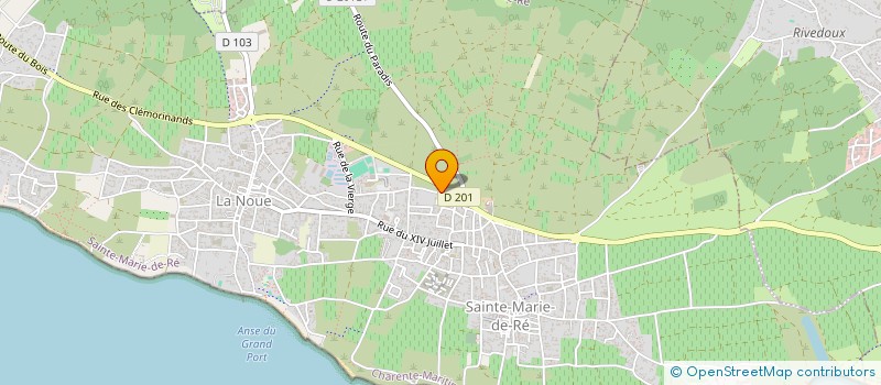 localisation de l'entreprise MONSIEUR MAXENCE HIRAULT  SAINTE-MARIE-DE-RE