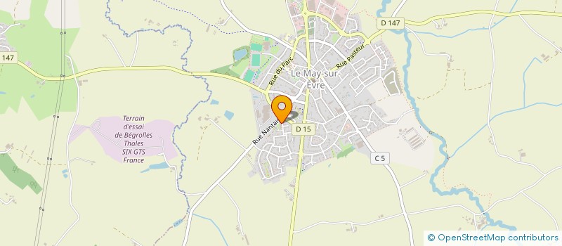 localisation de l'entreprise MONSIEUR MAXENCE HOARAU à LE MAY-SUR-EVRE