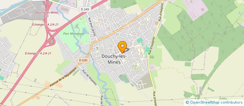 localisation de l'entreprise MONSIEUR MAXENCE HOCQUE à DOUCHY-LES-MINES