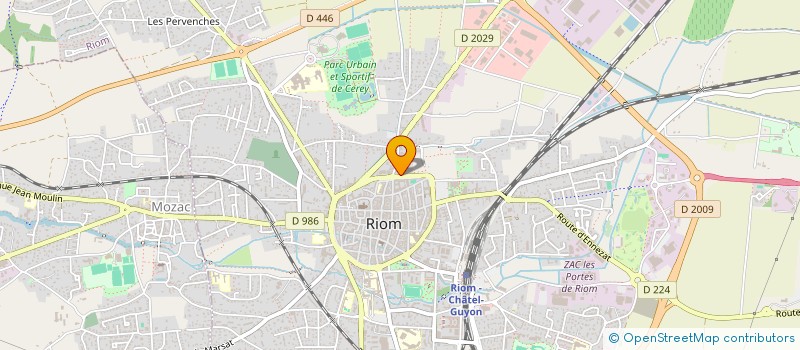 localisation de l'entreprise MONSIEUR MAXENCE HUGO DIOGON  RIOM